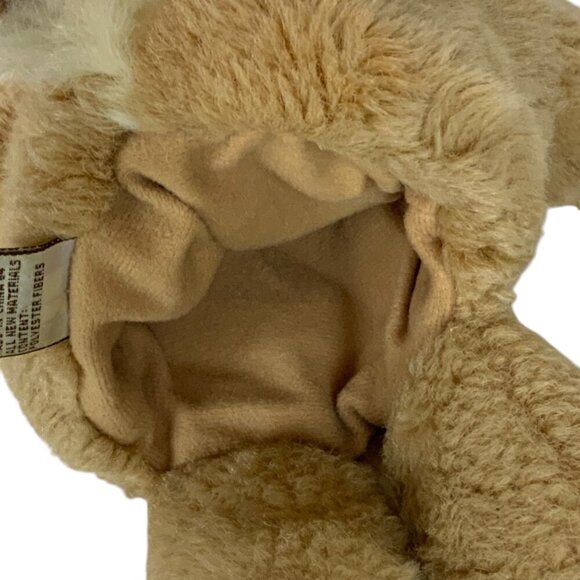 Vintage Gund 1993 Bunny Rabbit Plush Hand Puppet Toy Beige Learning Pretend Play - Picture 5 of 7